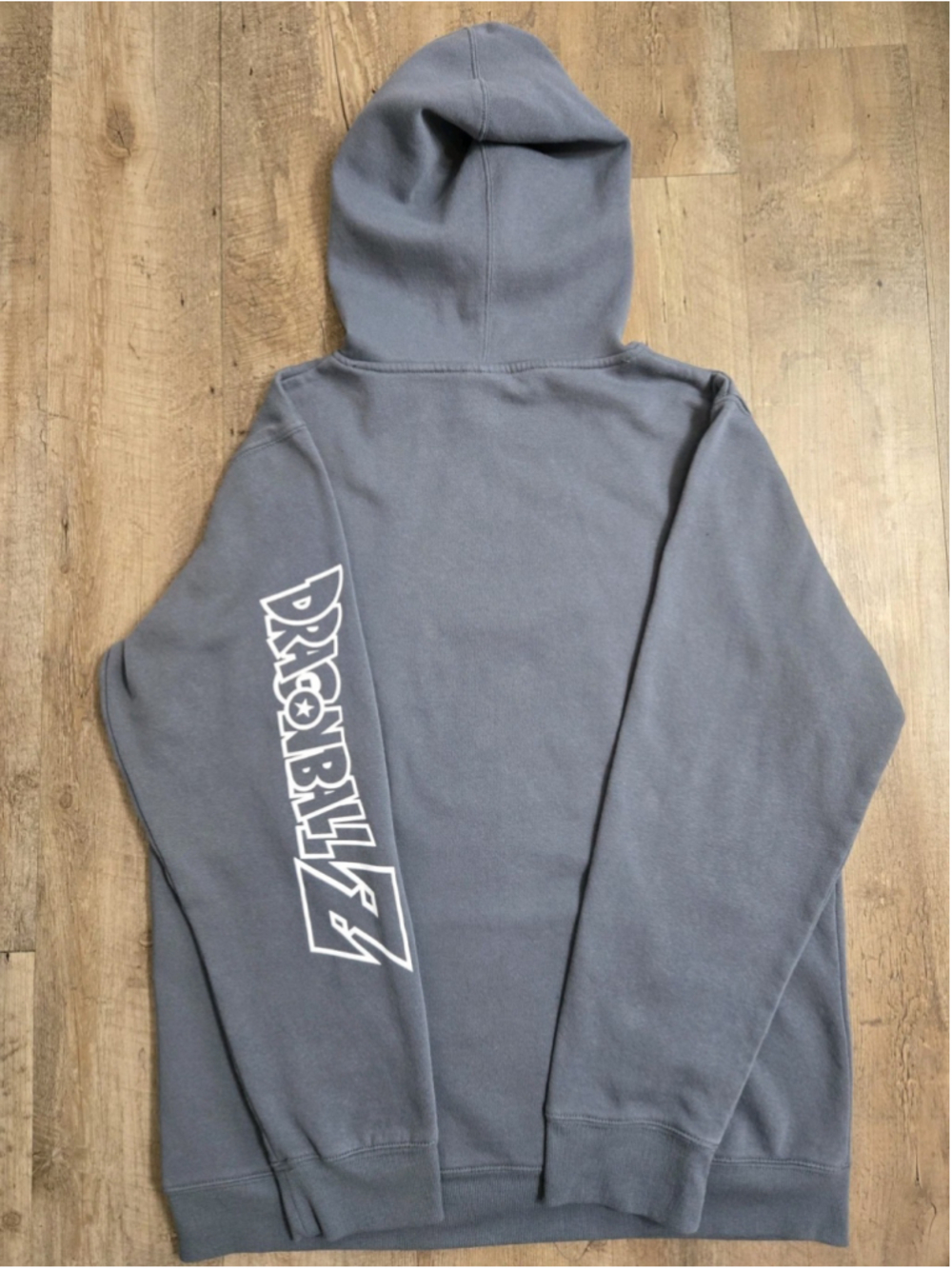 Dragon Ball Z Goku Hoodie Mens XL Gray Toei Animation Graphic Anime Pullover - Picture 3 of 10